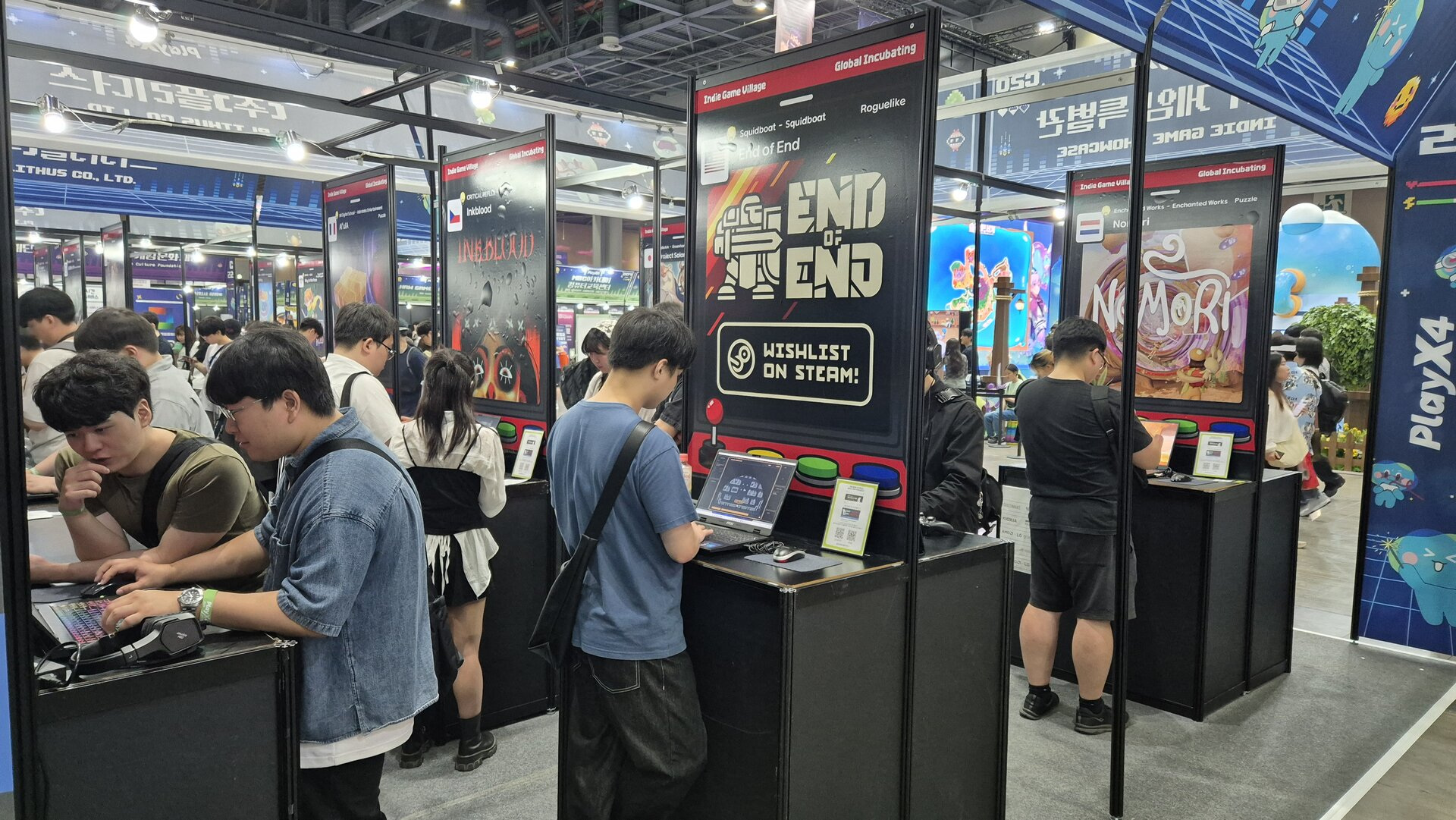 Demo booth